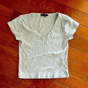 Grey Crop Top (Forever 21)